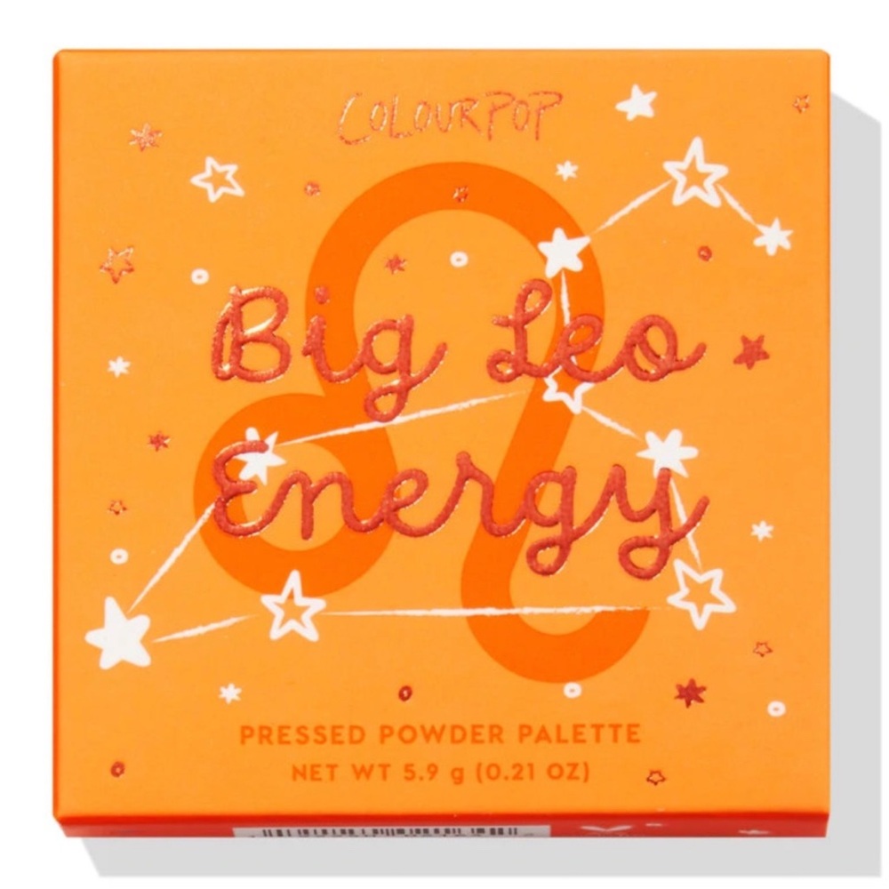 Colourpop Big Leo Energy Palette - Bold Colors - Metallic Shimmer and Matte